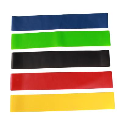 China Eco - Friendly Custom Elastic Latex Exercise Loop Resistance Bands For Exercise for sale