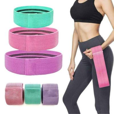 China Travel Fitness Resistance Loop Bands Custom Logo Gym Accessories Exercise Booty Bands Hip Cloth Bag Customized Packing for sale