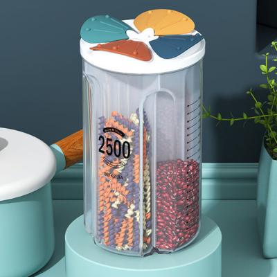 China Wholesale Kitchen Heatable Portable Stackable Airtight Organizer Container Food Organization Grain Plastic Storage Containers for sale