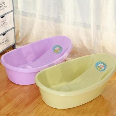 China Plastic Portable Mini Portable Baby Bath Tub Baby Kids Bath Basin Newborn Infant Tub Stocked for sale