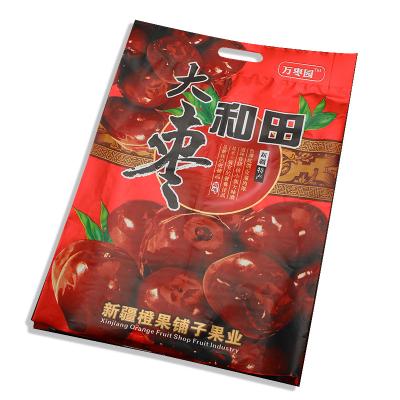 China Recyclable Custom High Quality Side Gusset Aluminum Laminated Plastic Printing Fruit Storage Hanging Bags for sale