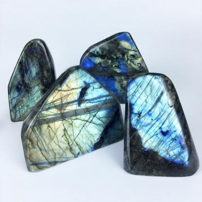 China China Polished Natural Healing Crystal Blue Quartz Labradorite Instant Stone Freeform for sale