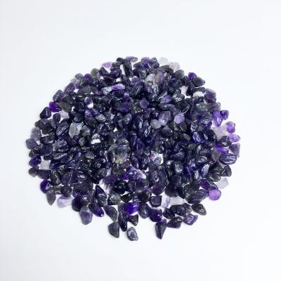 China Wholesale Natural China Quartz Crystals Healing Stones Gravel Amethyst Tumbled Stone for sale