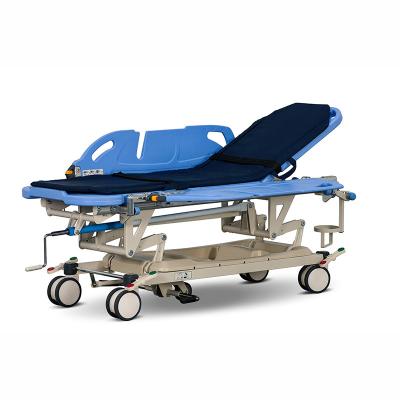 China Metal medical multi-functional emergency transfer electric bed for sale