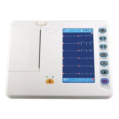 China China Metal Hospital 12 Lead ECG Machine 6 Channel for sale