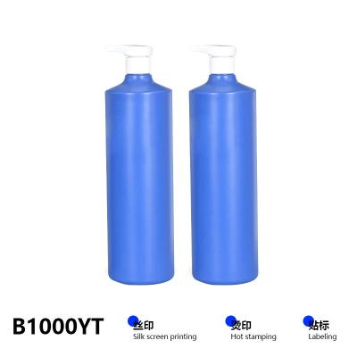 China OEM ODM Empty 1000ml 1 Liter Pump Bottle Plastic Refillable Pump Bottles for sale