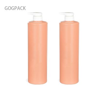 China Aanpassing 500 ml HDPE Plastic Pump Flasje Shampoo Leeg Douche Gel Flasjes Te koop