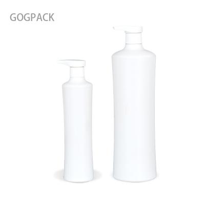 중국 사용자 지정 로고 350ml 1000ml 샴푸 포장 병 둥근 HDPE 펌프 병 판매용