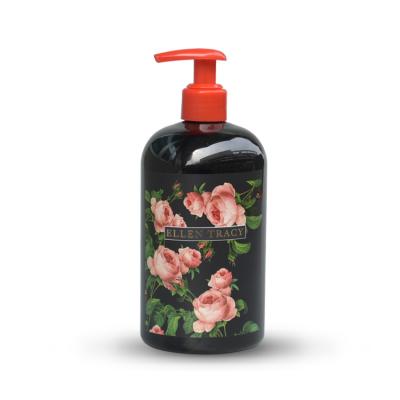 China Impresión en pantalla botellas de bomba de plástico de 16 oz para champú para el cabello en venta