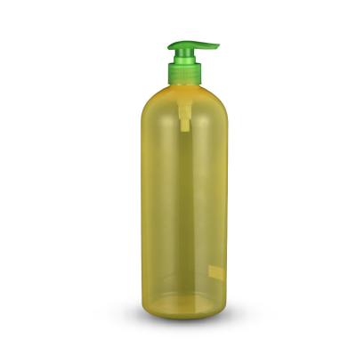 Chine Bouteille de shampooing de 1L imperméable à la fuite Boston Bouteille en PET ronde mousseuse avec pompe à vendre