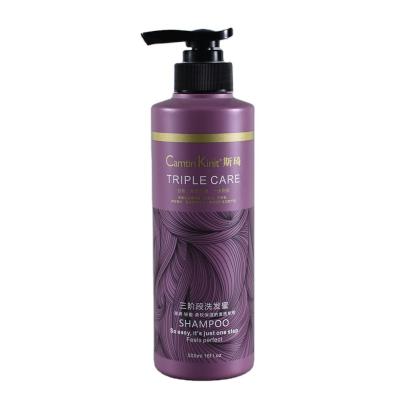 China Cosmetic Packaging 500ml Purple Shampoo Pump Bottle OEM/ODM Available for sale