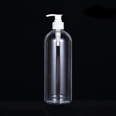 China Botões de shampoo transparentes de PET 750ml 25oz Logotipo personalizado à venda