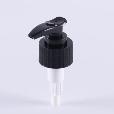 China High Strength 28/410 Plasitc Lotion Pump With 2ml Output  Black Color for sale