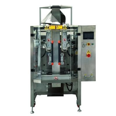 China Food 4 Side Bag Packing Machine Quad Brick Bag Bean Granule Powder Bottom Sealing Packing Machine for sale