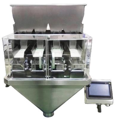 China Smart Food Mini 4 Head Weigher Linear Packaging Machine For Filling Sugar Salt Sesame Seed Granules Grains for sale