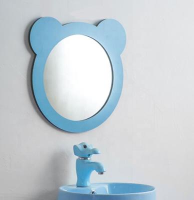 China Wholesale Personalized Colored Creative Cartoon Children's Bathroom Wall-mount Mirror Mickey Mouse Decoration for Kindergarten for sale