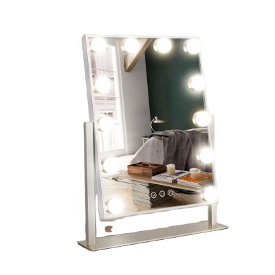 China 12 Bulbs Vanity Hollywood LED Lighted Makeup Mirror LED Lighted Makeup Mirror for sale