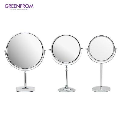 China Factory Directly Magnifying 11 Inch Magnifying Glass Tabletop Vanity Framed Table Cosmetic Makeup Mirror for sale