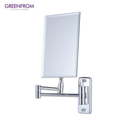 China Mirror Glass Bathroom Rectangle 360 ​​Degree 3Mm Hd Magnifying Makeup Mirror Wall Mounted Vanity Mirror for sale