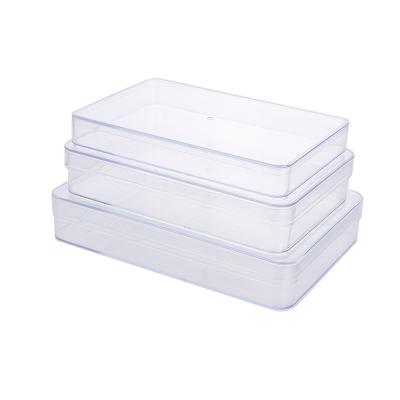 China Rectangular Customized Recyclable Sugar Acrylic Boxes Gift Plastic Food Grade Plastic Box Cookie Chocolate Clear Box For Dessert for sale