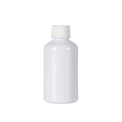 China Medicine Round Shape Pill Bottle 110ml Avoid Lightweight Plastic Empty Airless Pump Capsule Bottle Plastic Potion Bottle for sale