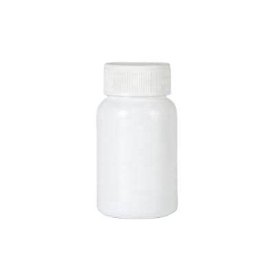 China 90ML White Medical Medicine Bottle Plastic Empty Vitamin Pill Capsule Bottle With Cap for sale