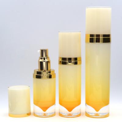 China Luxury Cosmetic Packaging 30ml 40ml 50ml 60ml 100ml Personal Care Pump Bottle Acrylic Lotion Bottle for sale