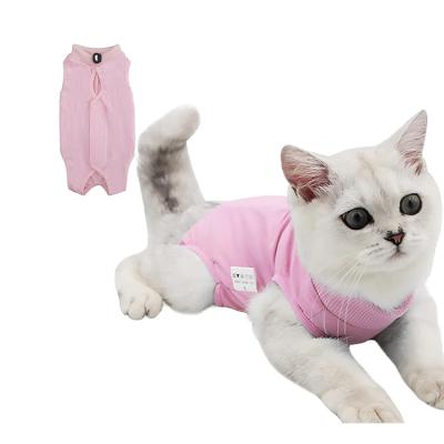 China Sustainable Wearable Custom Different Size Pet Comfortable Outdoor Fabric Cat Recovery Suit for sale