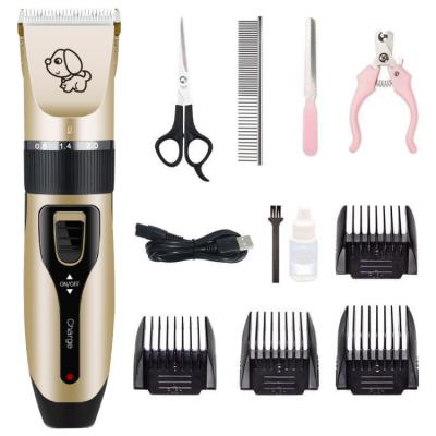 China Electric Trimmer Kit Cordless Professional Clipper Shaver Portable High Power Trimmer Viable Pet Grooming Kit for Dogs for sale