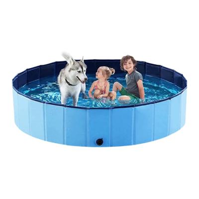 China Outdoor Stocked Folding Port Dog Pools Pool For Big Small Dog for sale