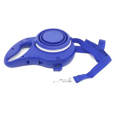 China Non-automatic carry all in one retractable dog leash with water bottle for sale