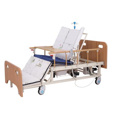 China Hosptial Curve Electric Full Turnover Home Care Medical Bed With Toilet Hospital Beds For Sale Home for sale