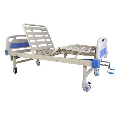 China Multifunctional Hosptial Two Crank Manual Home Care Medical Bed With Toilet for sale