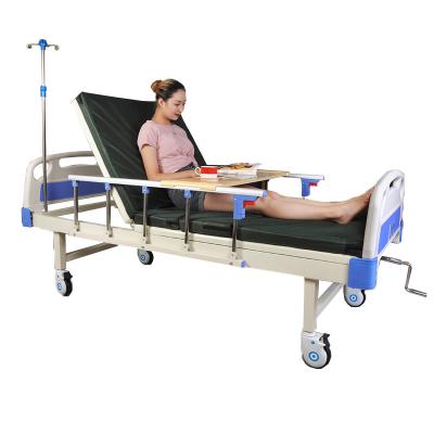 China Hosptial Factory Price Manual One Crank Bed One Function Single Crank Hospital Hospital Bed for sale