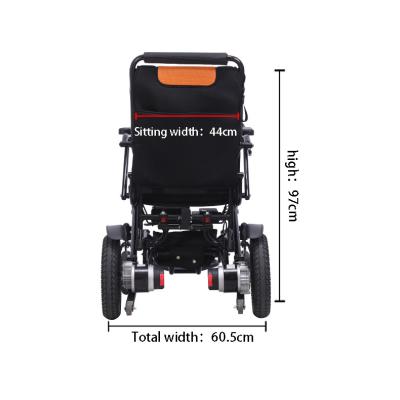 China New Foldable Lightweight Aluminum Hospital Electric Wheelchair Power Wheelchair for sale