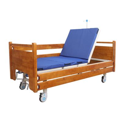 China Hosptial Adjustable Electric Nursing Home Bed Height Adjustment 385-700mm Medical Beds For Home Care Bed For Elderly for sale