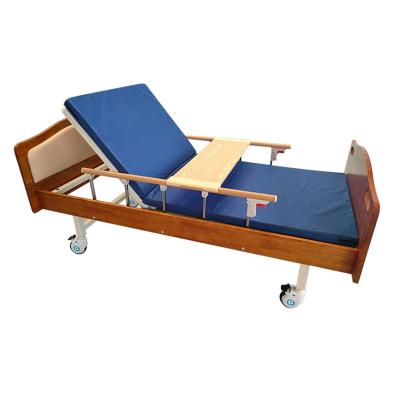 China Hosptial Height Adjustment 385--810mm Multi Function Nursing Electric Care Bed Electric Mobility Bed Wooden Hospital Worried Bed for sale