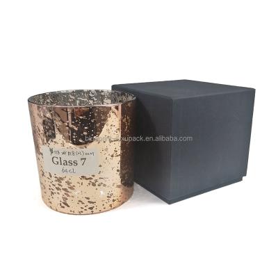 China Handmade Free Design Luxury Candle Jar Paper Box Packaging With Custom Logo for sale