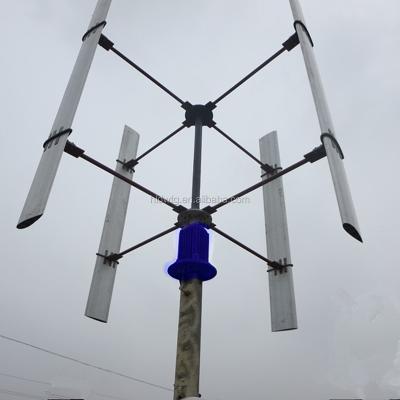 China 5kw aluminum alloy vertical shaft wind turbine with 48v 96v 120v 240v 380v working voltage for home for sale