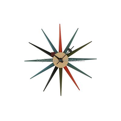 China Antique Style Modern Wooden Wall Clock Diy Themes Designer Home Decorative for sale