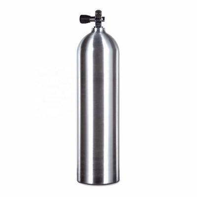 China Fishing Equipment Gas Cylinder 2L Underwater Breathable Oxygen Scuba Diving Empty Cylinder for sale