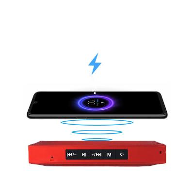 China Portable Wireless Charging Chargers Power Bank Wireless Charging Batteries USB AUX Supplies. for mobile phone for sale