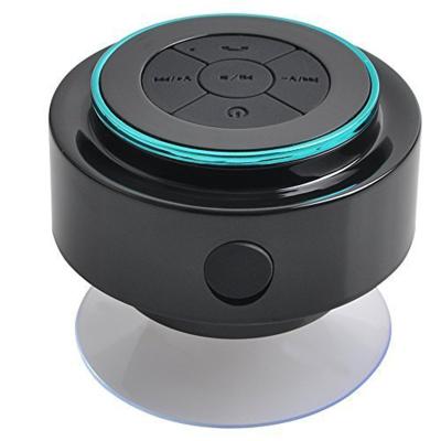 China Mini Latest portable wireless bluetooth suckers waterproof stereo sound speaker for sale