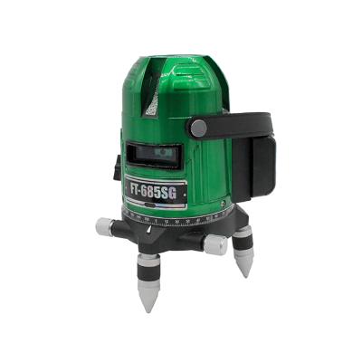 China Classic Design 4V+1H+5P+1D Pendulum Leveling Self-Leveling Green Lines Beam 5 Cross String Level for sale