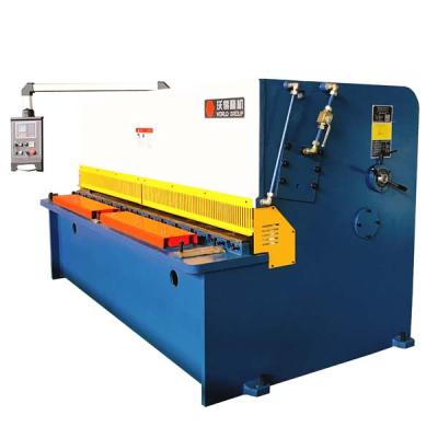 China Sheet metal cutting machine QC12Y-6X2500 shear heavy duty iron 6mm sheet plate CNC metal shear machine price for sale