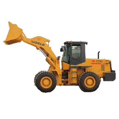 China Construction worksÂ   WORLD W136 1.8m3 bucket front end wheel loader price for sale