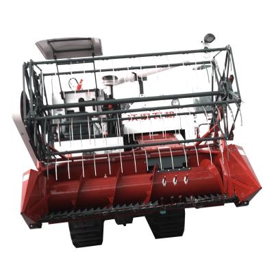 China Rice WORLD 88hp rice combine harvester and maize harvester price for sale