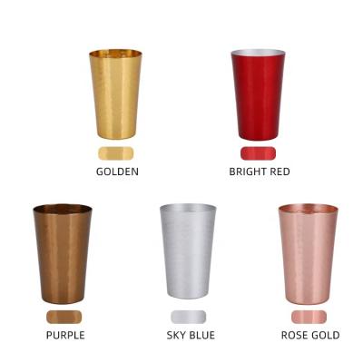 China Wholesale Disposable Mugs Customizable Nordic Cup Gold Beer Coffee Mug Travel Customs Mugs With Logo for sale