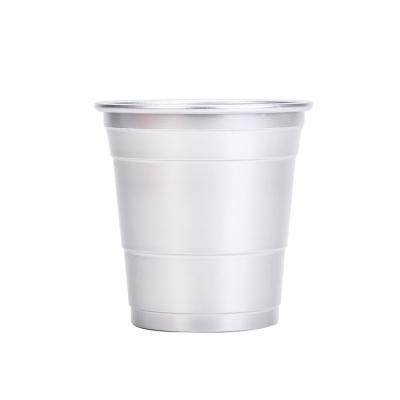 China Contemporary Manufacturers Selling Disposable Aluminum Coffee Cups 7 Ounce Solid Color Not Easy Discolor Disposable Cups for sale