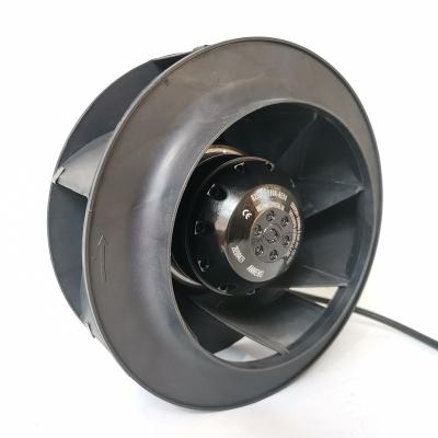 China Centrifugal Rear Outer Rotor Motor 2 Electric Fan Air Purifier 225mm AC Fan Electric Cast Aluminum 110/230V 40000h+ IP44 for sale